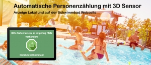 Schwimmbad-Freibad automatische Personenzählung